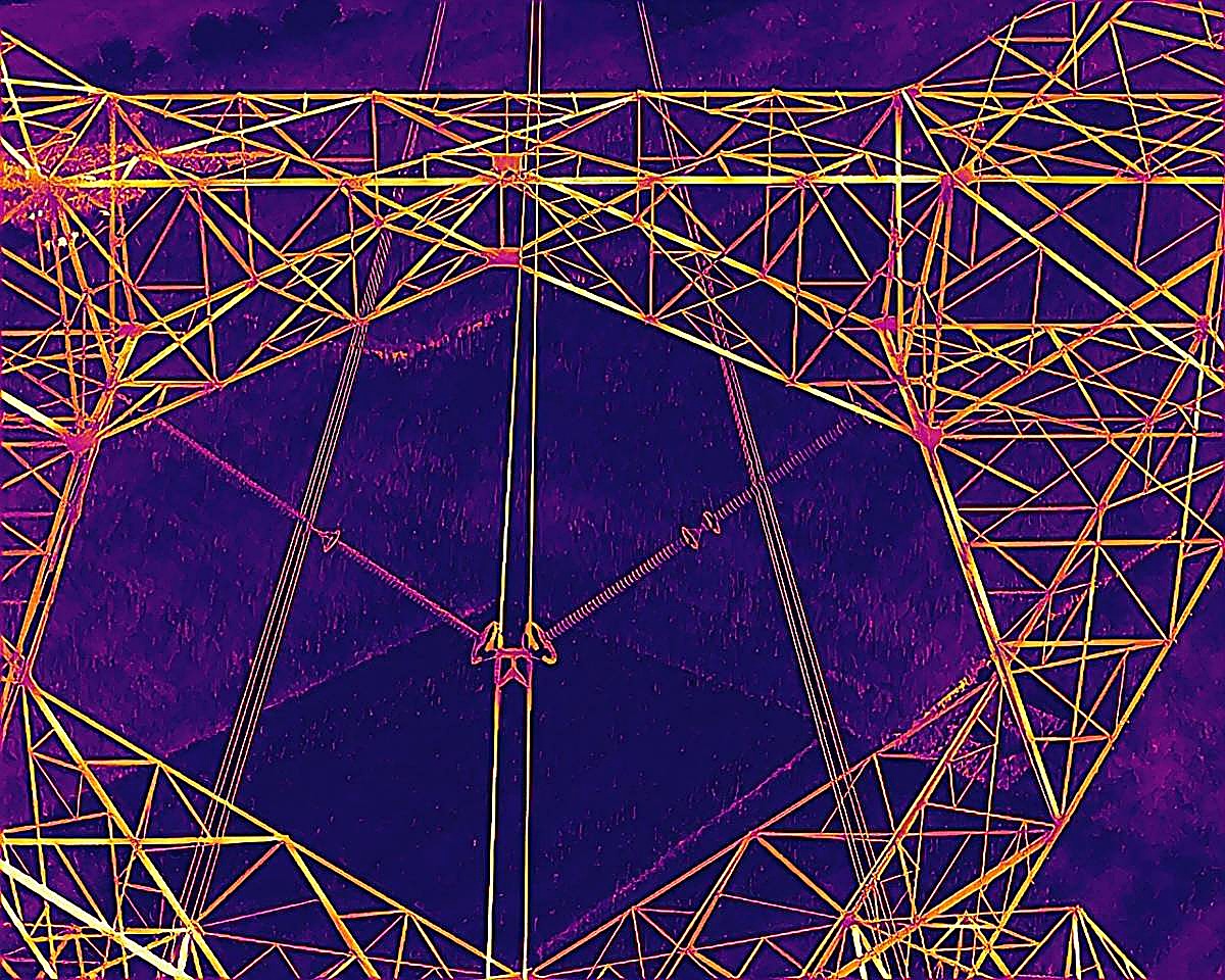 Thermal tower inspection photo